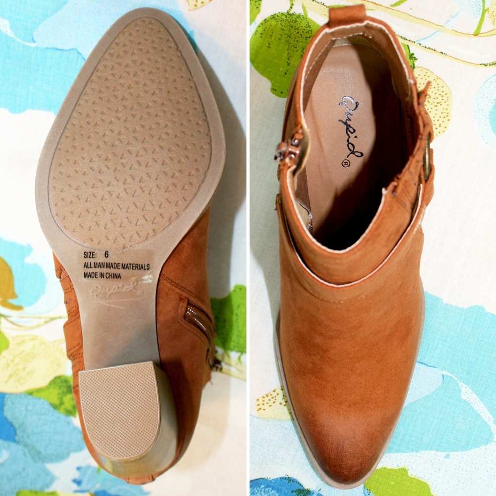 ⚡LAST PAIR!⚡ Embroidered & Harness Ankle Boot NIB - Picture 5 of 8